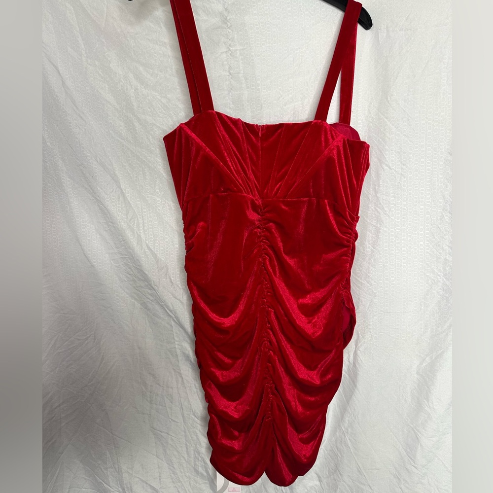 Red Velvet Evening Dress NWT